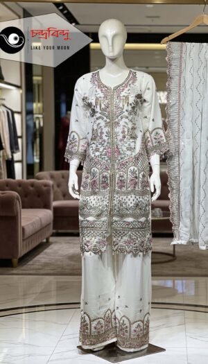3-Piece Festive Farshi Suit