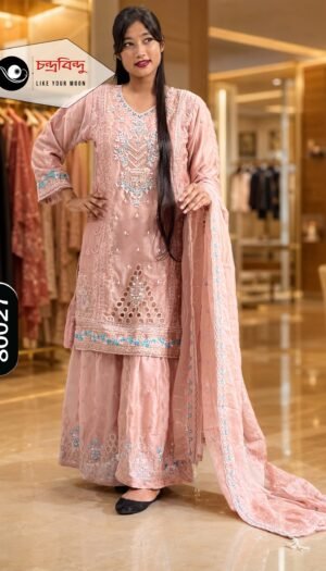 3-Piece Festive Farshi Suit-----
