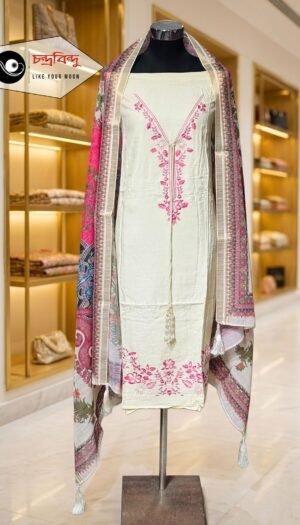 3-Piece Salwar Kameez Suit (Unstitched)