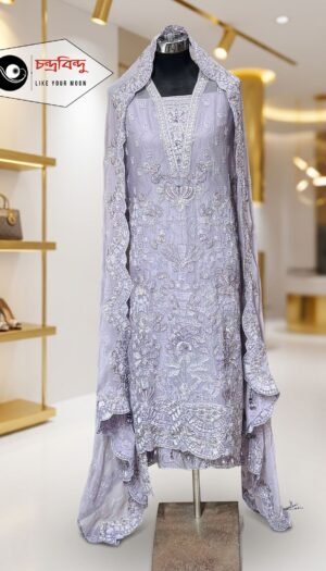 3-Piece Salwar Kameez Suit (Unstitched)
