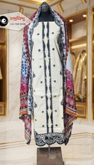 3-Piece Salwar Kameez Suit (Unstitched)