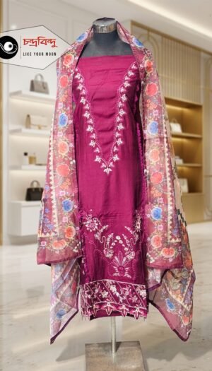 3-Piece Salwar Kameez Suit (Unstitched)