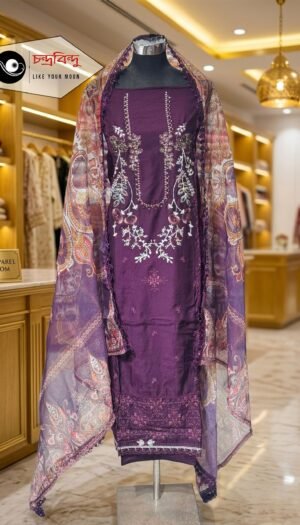 3-Piece Salwar Kameez Suit (Unstitched)