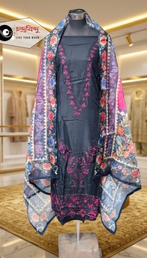 3-Piece Salwar Kameez Suit (Unstitched)