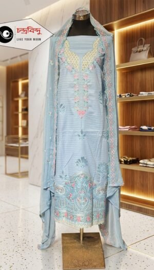 3-Piece Salwar Kameez Suit (Unstitched)