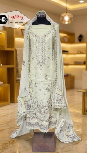 3-Piece Salwar Kameez Suit (Unstitched)