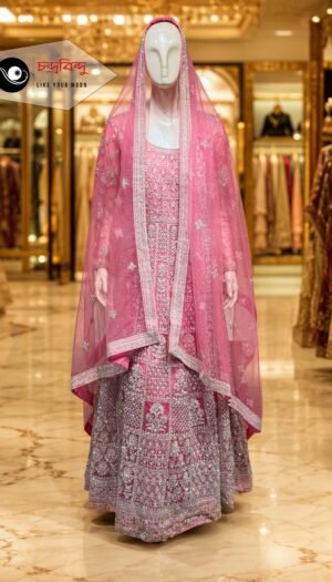 Festive Bridal Gown Suit