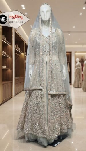 Festive Bridal Gown Suit