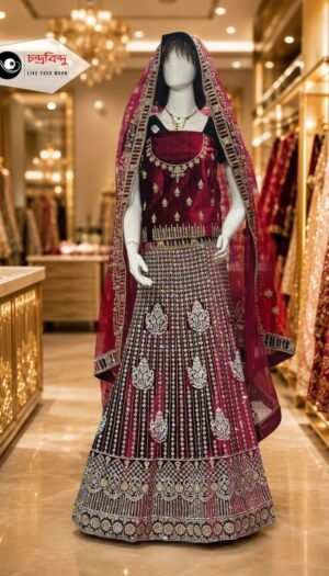 Bridal  Gujrati Lehenga Set