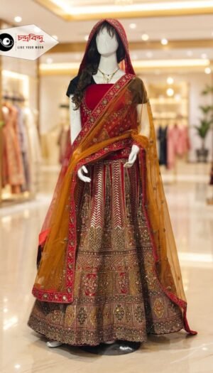 Bridal  Gujrati Lehenga Set
