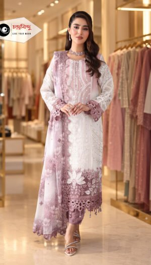 3-Piece Salwar Kameez Suit (Unstitched)