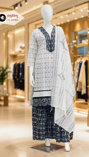3-Piece Festive Farshi Suit