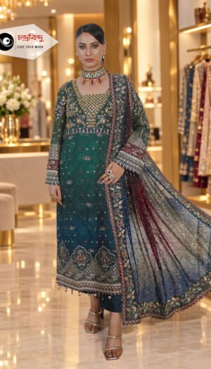 3-Piece Salwar Kameez Suit (Unstitched)