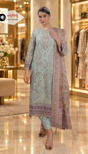 3-Piece Salwar Kameez Suit (Unstitched)