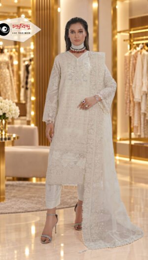 3-Piece Salwar Kameez Suit (Unstitched)