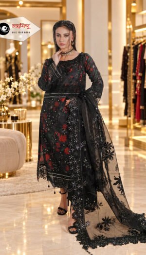 3-Piece Salwar Kameez Suit (Unstitched)