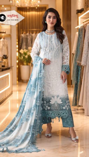 3-Piece Salwar Kameez Suit (Unstitched)